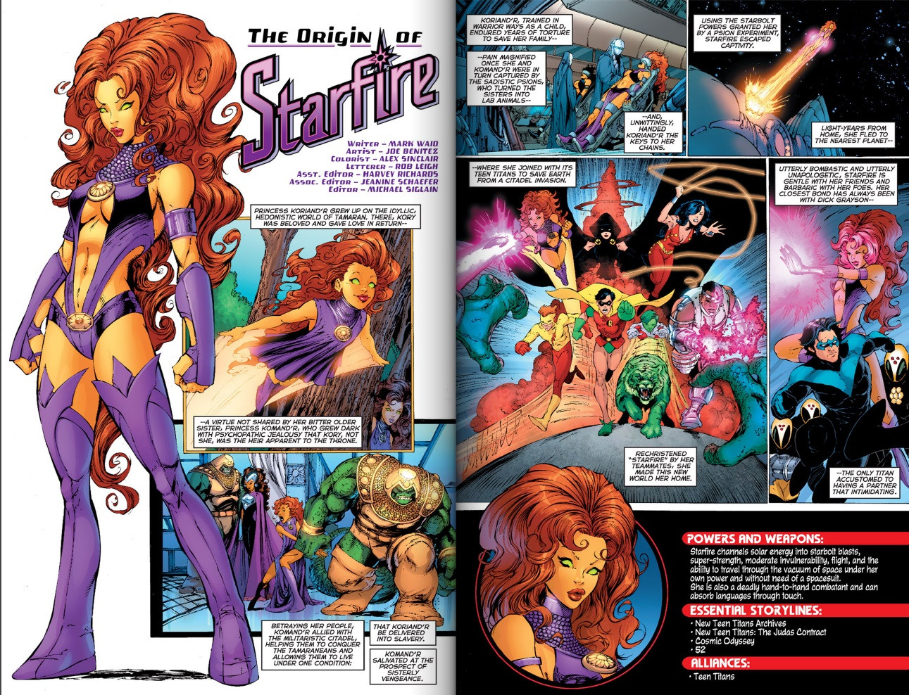 Teen Titans Starfire Shared Shower Comic
